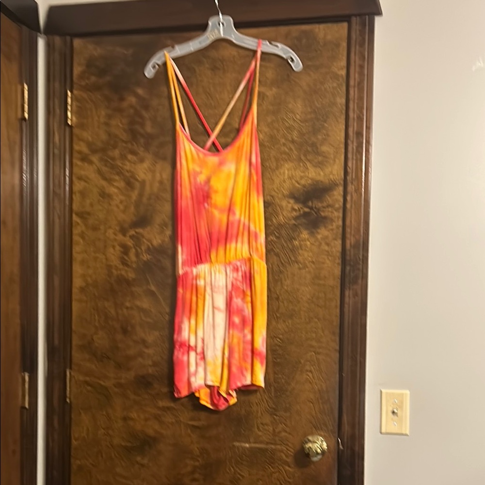 Vibrant Tie-Dye Romper